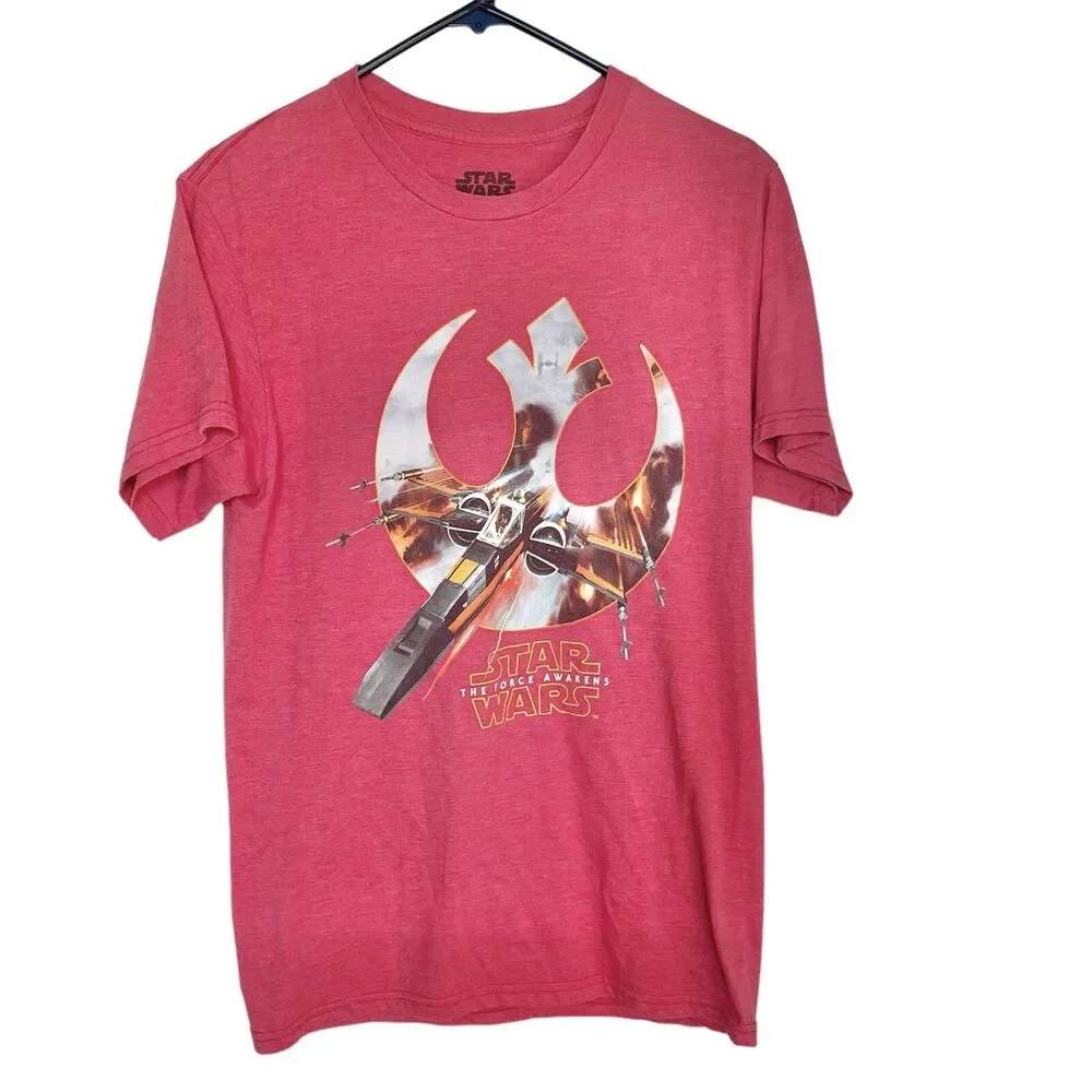 Stars Wars X-Wing T Shirt Sz Medium Sci-fi Movie Geek fan apparel Rebel Legion
